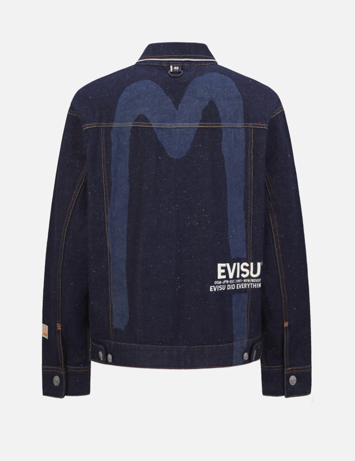 Brushstroke Daicock Discharged Denim Jacket